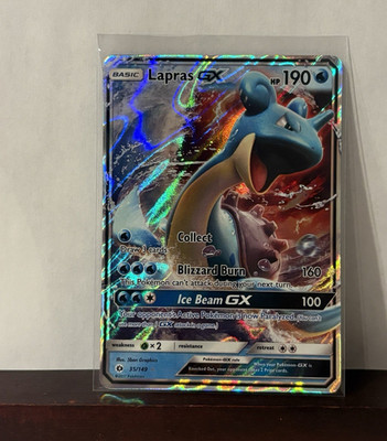 The Pokémon Company Lapras GX 35/149 SM Base Set Holo Ultra Rare Eng 2017