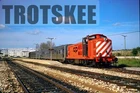 35mm Slide CP Portugal Railways Diesel Loco 1434 Lagos 2003 Orig