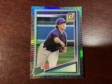 #92 2025 Donruss Baseball Chase Dollander Rocketship Rated Prospect Colorado