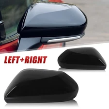 2PC Door Mirror Cover Cap Driver Passenger Left Right For Toyota Camry 2018-2024