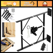 Heavy Duty Anti-Sag Gate Kit for Wooden Fences - Adjustable No Sag Support with
