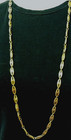 Vintage Crown Trifari Mark Necklace Classic Gold Tone 35" Long Oval Chain Style — photo 2