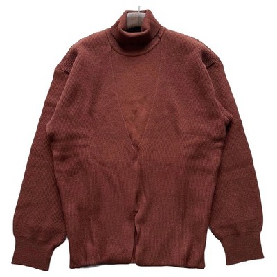 ISSEY MIYAKE 80s ON LIMITS Archive Turtleneck Knit Sweater Pink