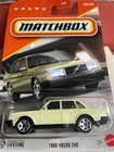 New HTF 2025 Matchbox Cream Yellow 1986 Volvo 240 #122/100!