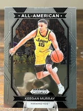 2024 Panini Prizm Draft Picks #19 Keegan Murray All-American Iowa Hawkeyes