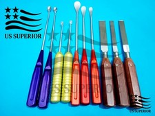 Spoon Chisel Cobb Set 10 Pcs Orthopedic Surgical Instruments