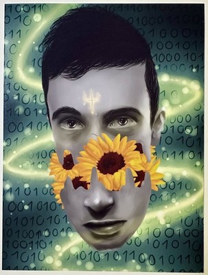 Twenty One Pilots Fan Art   Tyler Joseph   selbstgemalt   Kunstdruck 19 x 12,6cm