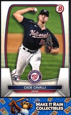 Cade Cavalli 2023 Bowman #94 Washington Nationals Rookie RC