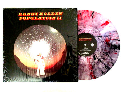 RANDY HOLDEN POPULATION II LP AUTOGRAPHED COLORED VINYL  #NUMBERED BLUE CHEER