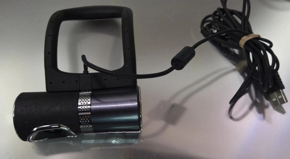 Logitech QuickCam USB Ultra Vision V-UBH44 Webcam 1.4MP - Black Tested vintage - Image 4 of 4