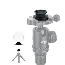 KIWIFOTOS Crystal Lens Ball Stand for 50mm-100mm Diameter Glass Sphere, Sucti...