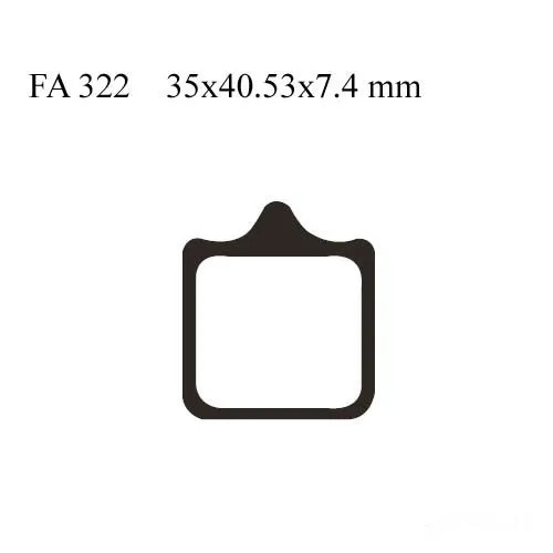 Bremsbelag EBC FA322 4HH Vorne FüR Triumph Speed Triple 1050 Bj. 2007-2013-image