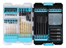 87PCS Impact Screwdriver Bit Set with Titanium Drill Bits and Tough Case