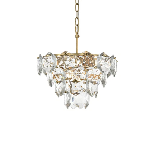 Elegant Lighting Adaline 16" Chandelier in Satin Gold - Picture 3 of 8