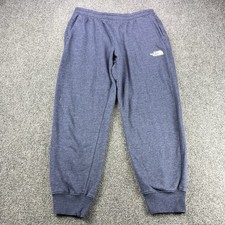 The North Face Jogger Women Medium Blue Sweatpants Fleece Tapered