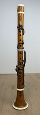 ANTIQUE 1800s MARTIN FRERES GUNCKEL PARIS FRENCH 10 KEY BOXWOOD CLARINET E c1840