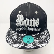 Grassroots California Bone Thugs N Harmony Hat Cap Fitted Mens 7 1/2 Black