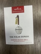 Hallmark Keepsake 2025 The Polar Express Santa Sleigh Bell New Ornament