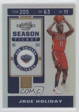 2019-20 Panini Contenders Optic Season Ticket Silver Prizm Jrue Holiday #25 0c6