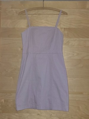 ** Divided by H&M ** Cute Dress Lilac Purple Denim Size 40/42, Excellent