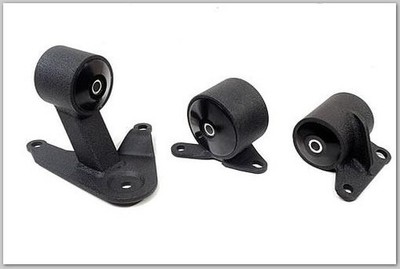 Innovative Mounts 29650-75A Black Steel Mounts for 92-96 Prelude F/H-Series
