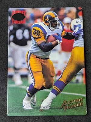 1994 Action Packed #FF8 Jerome Bettis Fantasy Forecast Los Angeles Rams Card