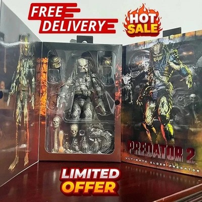 NECA Ultimate Elder Predator Action Figure Model Toys Joint Movable