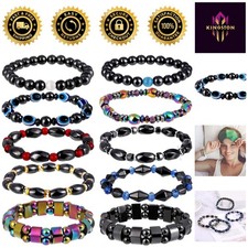 Quality Magnetic Hematite Bracelets Set - 10 Stylish Designs for Any Occasion