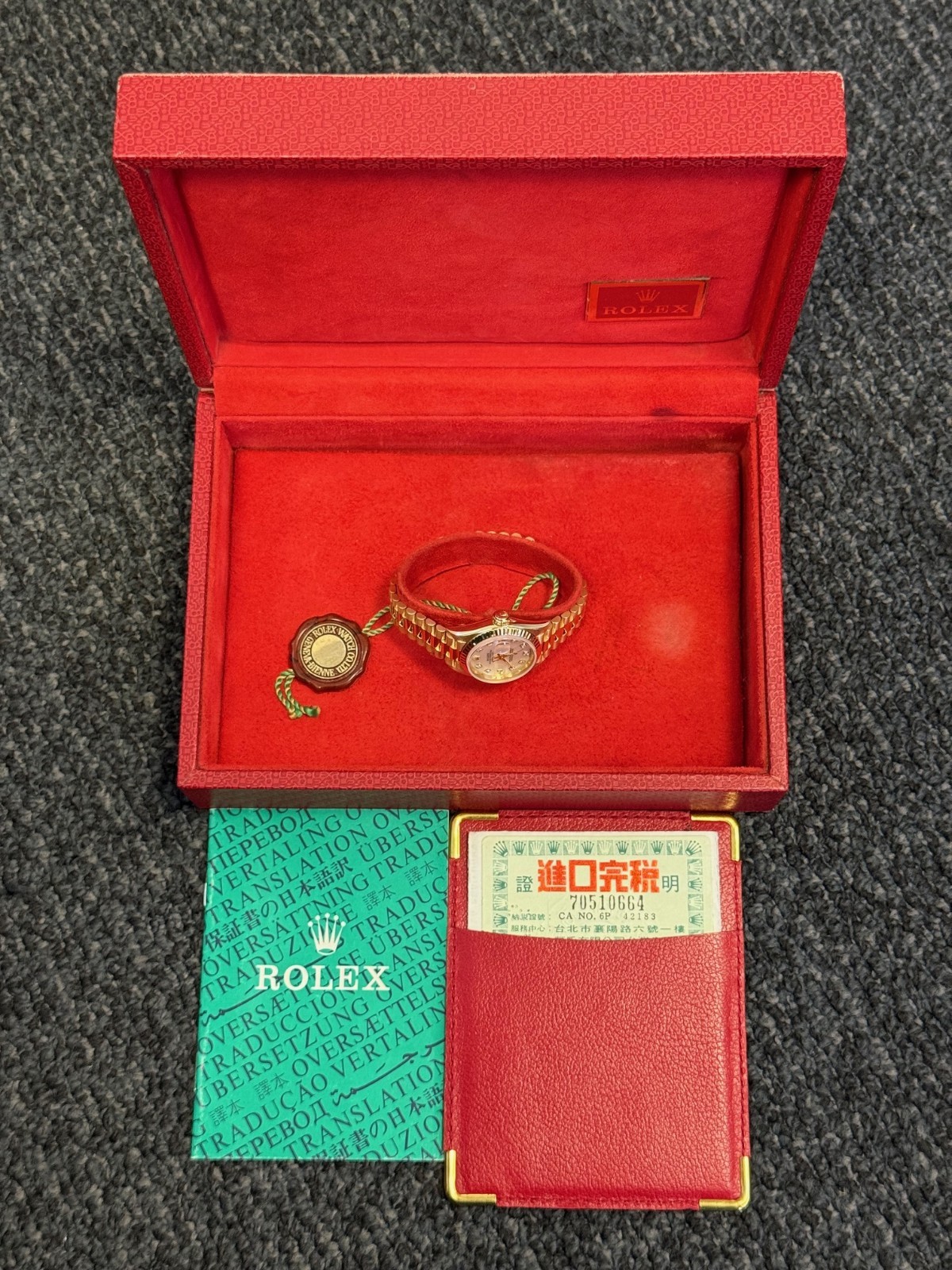 ROLEX Datejust 26 - 69178 - MOP Diamond Dot - 1987 - Box and papers - President image 4