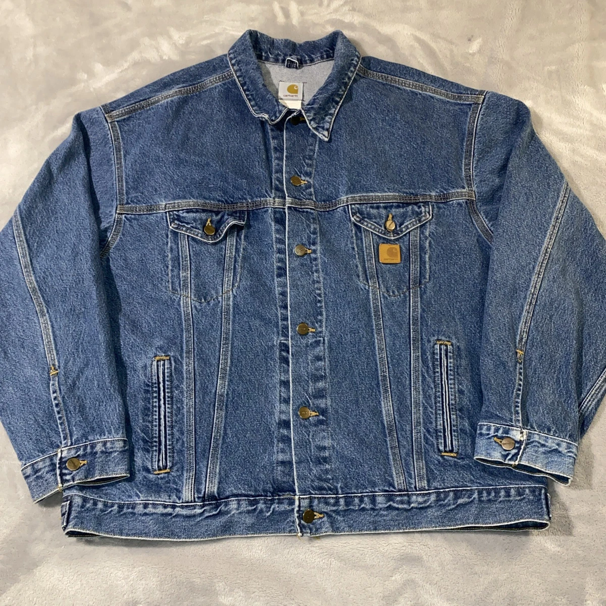 Carhartt Denim Big & Tall Coats, Jackets & Vests for Men for Sale