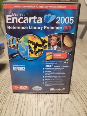 Microsoft Encarta 2005 Reference Library Premium DVD -PRODUCT KEY NOT INCLUDED!!
