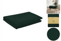 Tischdecke Rund DunkelgrüN Ø 140 Cm Jacquard-Optik