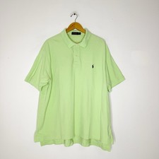 Polo Ralph Lauren Light Green Polo Shirt 2XB Big Men  s