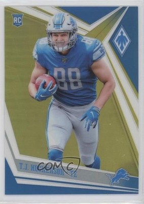 2019 Panini Phoenix Rookies Yellow 20/75 TJ Hockenson #119 Rookie RC 1u6
