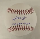 Austin Wells MLB Debut 9/1/23 Signed Official Baseball New York Yankees Fanatics