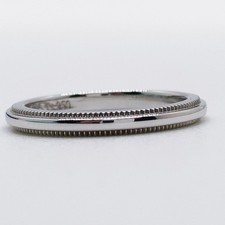 Anello Tiffany and Co. Milgrain platino 2328169