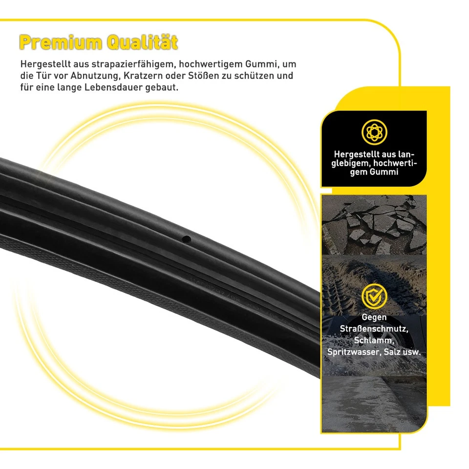 2x Türdichtung für BMW E36 Coupé 2 Türen links rechts Kantenschutz 51711977728 - Bild 4 von 4