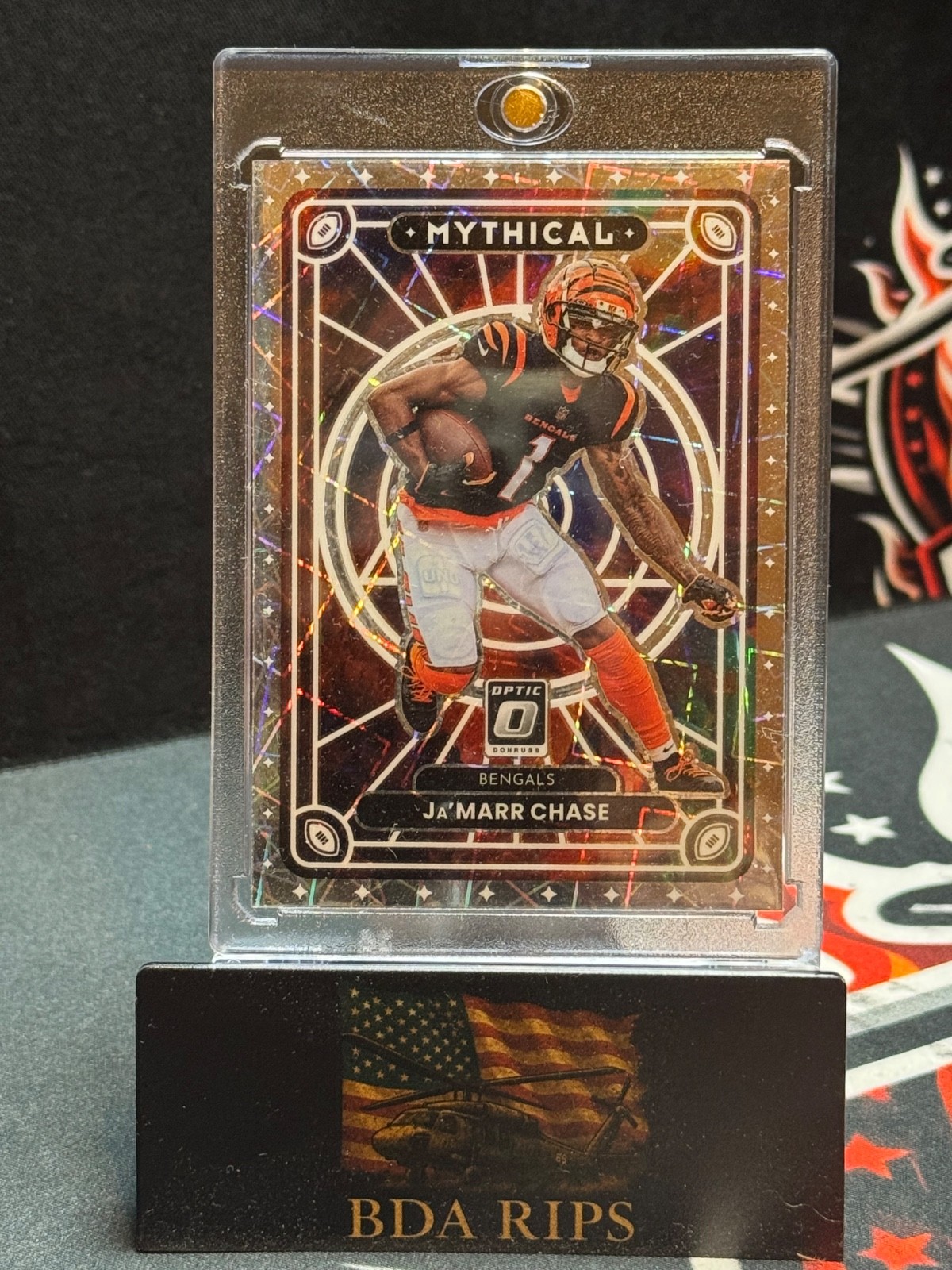 2022 Donruss Optic Ja’marr Chase Mythical Lasers