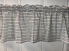 Handmade Window Valance Curtains Music Notes 42x14 Living Room