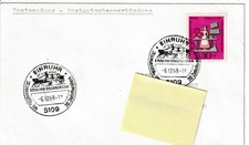 (0633) Sonderstempel Mosbach Baden Postkutschenfahrt Bad. Odenwald; 1967; Brief