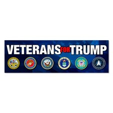 Veterans For Trump Vinyl Banner with Optional Sizes (Made in the USA)