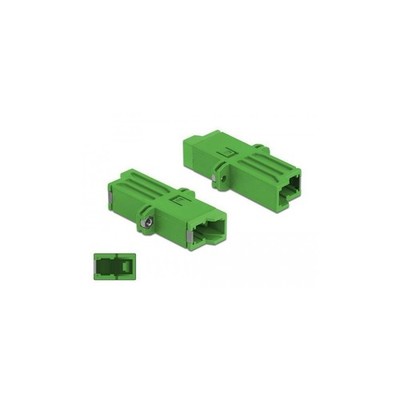 LWL Kupplung E2000 Simplex Buchse zu Simplex Buchse Singlemode grün