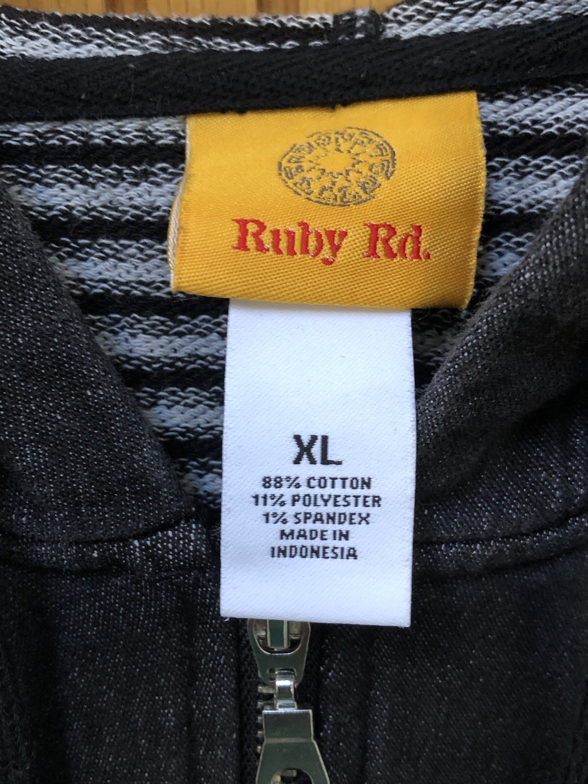 Ruby Rd. Zip Up Hooded Terry Lined Adjustable Sle… - image 9