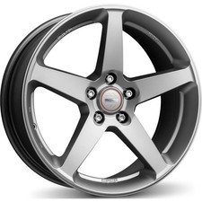 Alufelgen MOMO WHEELS FIVE 16" 7J 5x100 ET 40 72.3 TITAN SILVER OPACO