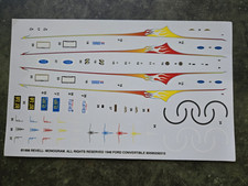 Revell 48 Ford Convertible Decal Sheet 125