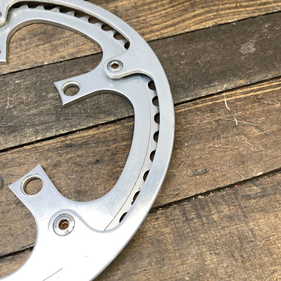 Vintage Sugino 52T Chainring Chainguard 110 BCD 5-Bolt Made In Japan Guard - Image 4 of 4