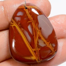 100% Natural Noreena Jasper Egg Cabochon Drilled Gemstone 41 Ct 30X24X5mm A33697