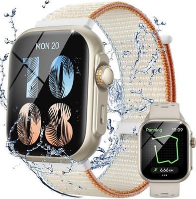 Smartwatch Damen Herren mit Telefonfunktion Armbanduhr für iPhone Samsung Huawei