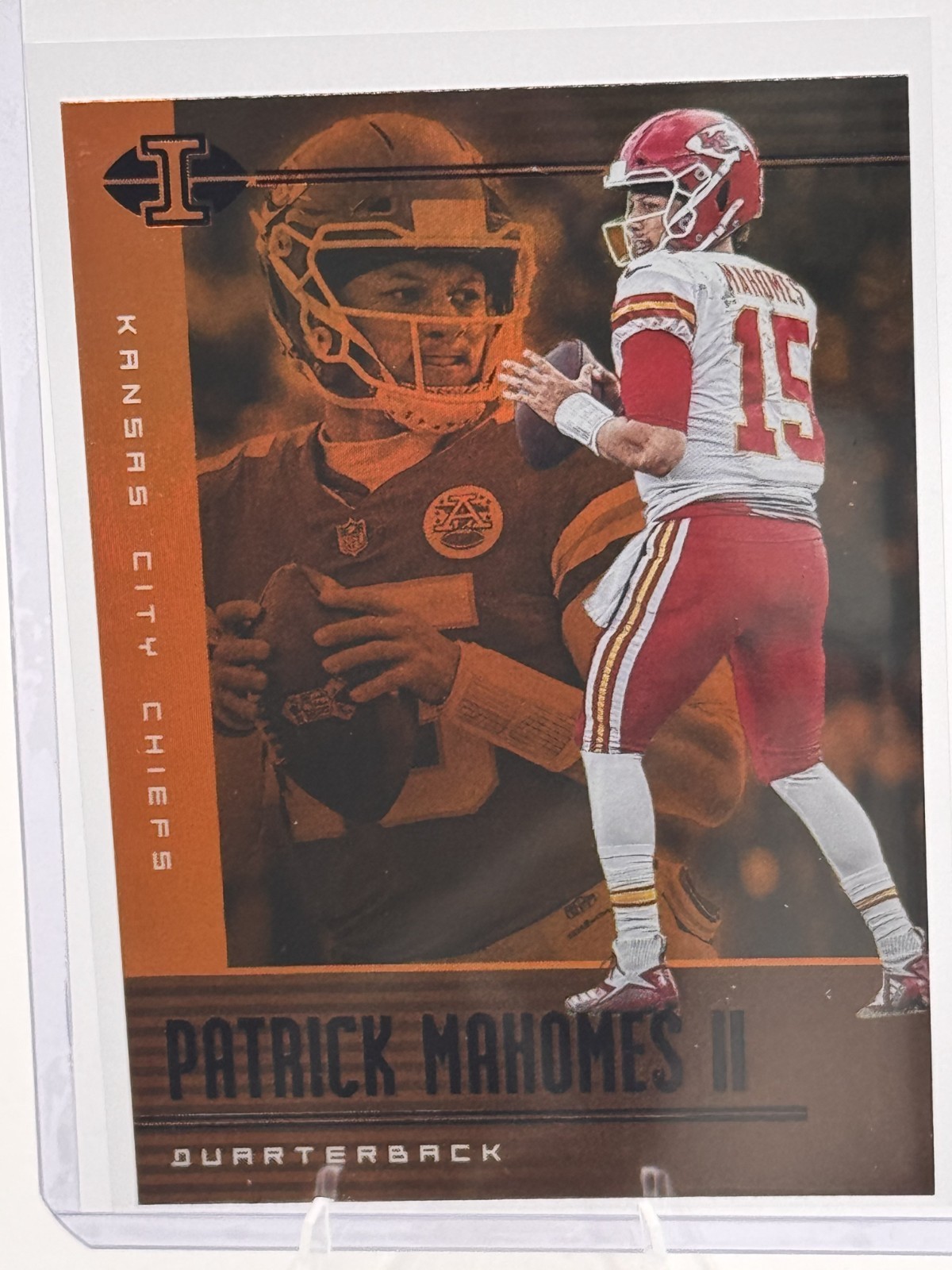 2019 Panini Illusions - Patrick Mahomes II #52 Trophy Collection Orange