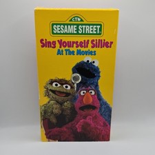 Sesame Street - Sing Yourself Sillier At The Movies (VHS, 1997) Vintage HTF OOP